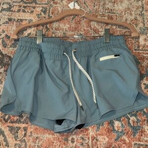 Vuori Women's Slate Blue Athletic Shorts